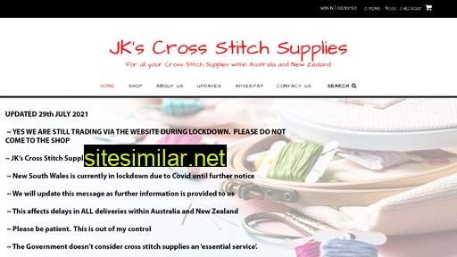 jkscrossstitchsupplies.com.au alternative sites