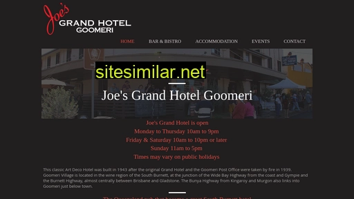 joesgrandhotel.com.au alternative sites