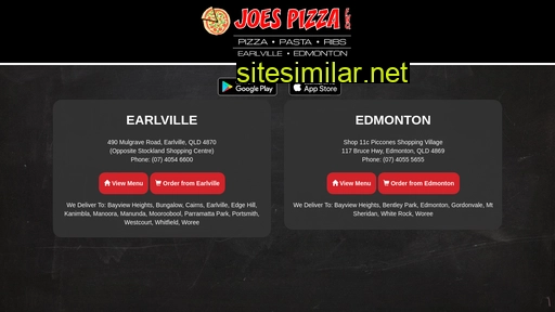 Joespizza similar sites