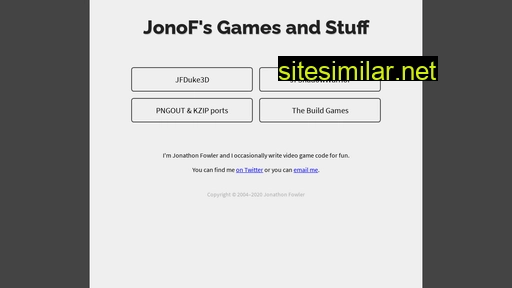 Jonof similar sites