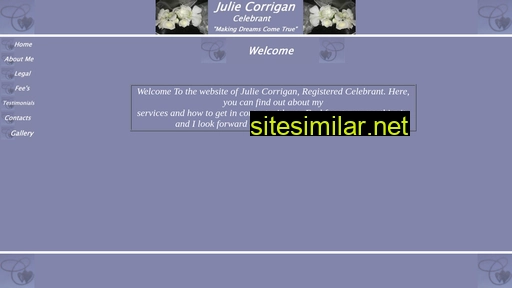 Juliecorrigan similar sites