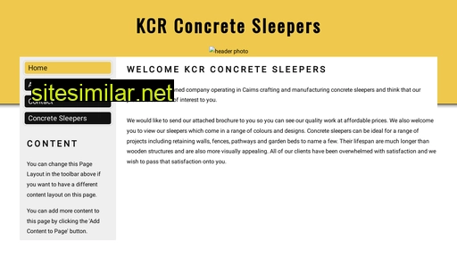 kcrconcretesleepers.com.au alternative sites