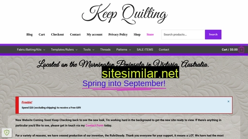 keepquilting.com.au alternative sites