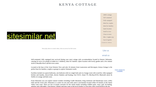 kenyacottage.com.au alternative sites