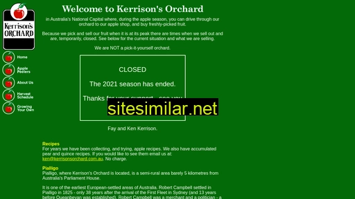 Kerrisonsorchard similar sites