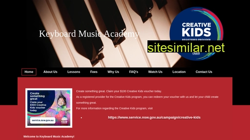 keyboardmusicacademy.com.au alternative sites