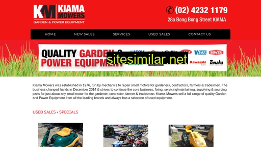 kiamamowers.com.au alternative sites
