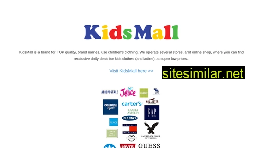 kidsmall.com.au alternative sites