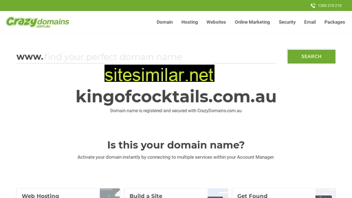 kingofcocktails.com.au alternative sites