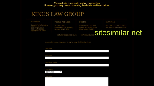 kingslaw.com.au alternative sites