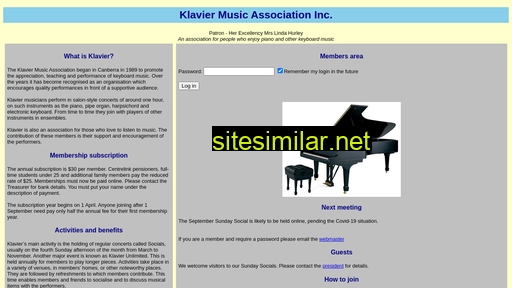 klavier.org.au alternative sites