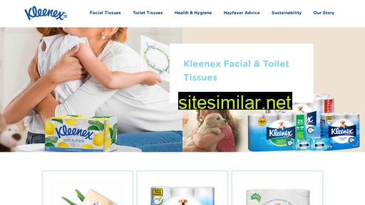 kleenex.com.au alternative sites