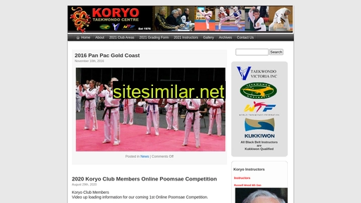 koryotaekwondo.com.au alternative sites