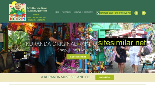 kurandaoriginalrainforestmarket.com.au alternative sites