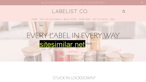 labelistco.com.au alternative sites