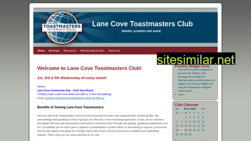 lanecovetoastmasters.org.au alternative sites