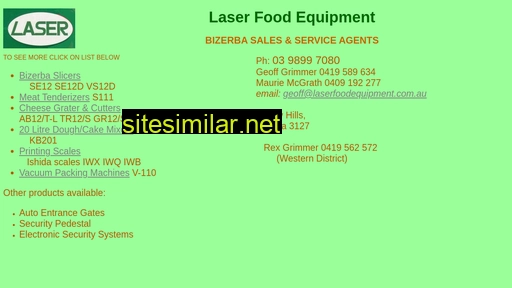 Laserfoodequipment similar sites