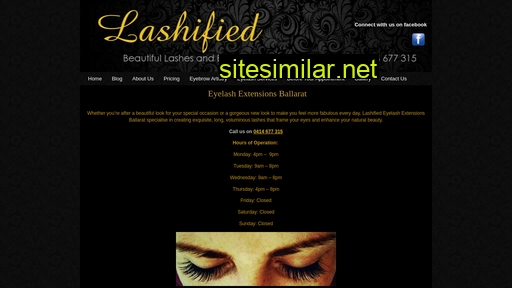 lashified.com.au alternative sites