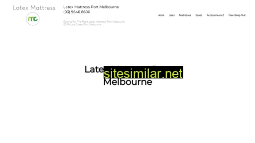 latexmattressesmelbourne.com.au alternative sites