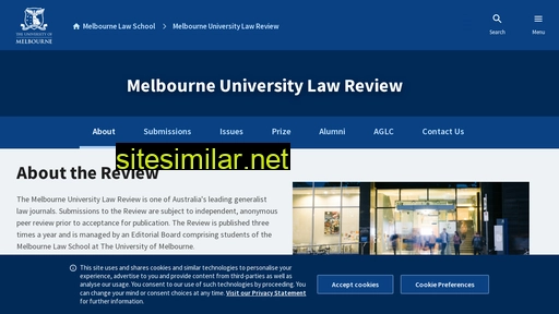 law.unimelb.edu.au alternative sites
