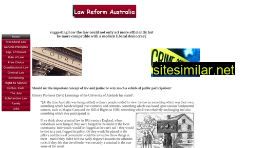 lawreform.org.au alternative sites