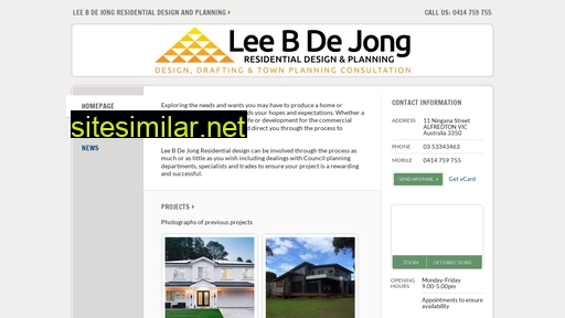 leebdejongdesign.com.au alternative sites