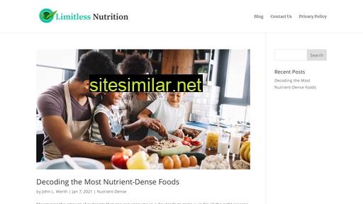 limitlessnutrition.com.au alternative sites
