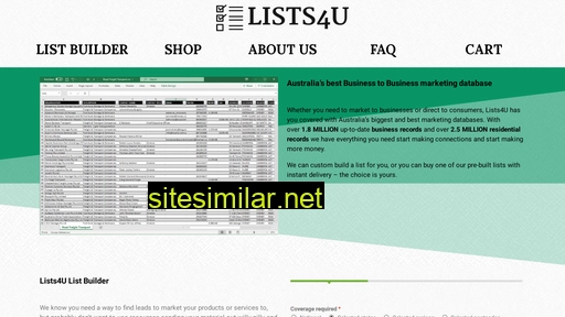 lists4u.com.au alternative sites