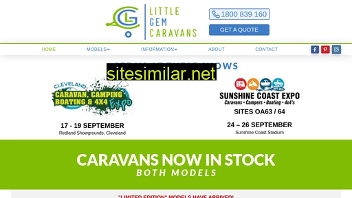 littlegemcaravans.com.au alternative sites