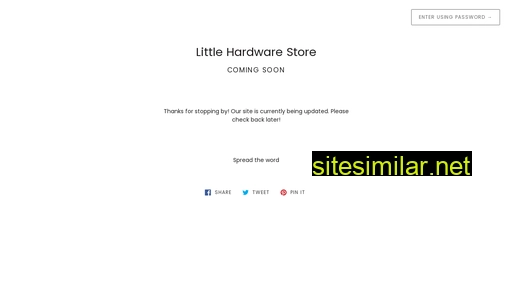 littlehardware.com.au alternative sites