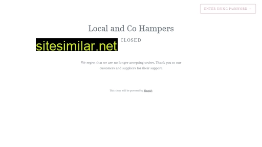 Localandcohampers similar sites