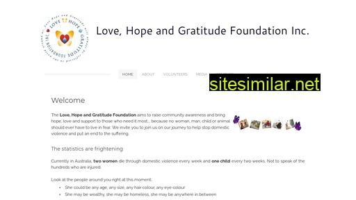 lovehopeandgratitude.org.au alternative sites