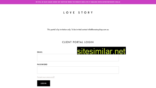 lovestoryshop.com.au alternative sites