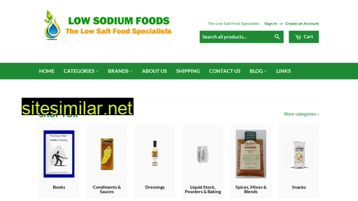 lowsodiumfoods.com.au alternative sites