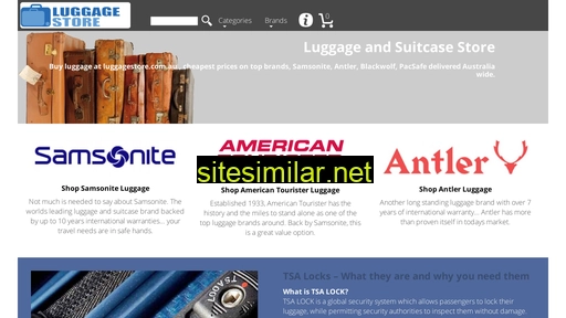 luggagestore.com.au alternative sites