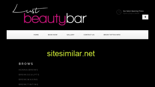 lustbeautybar.com.au alternative sites