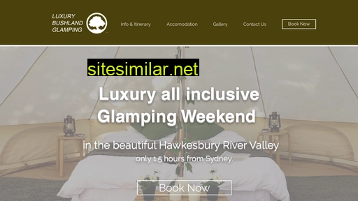 luxurybushlandglamping.com.au alternative sites