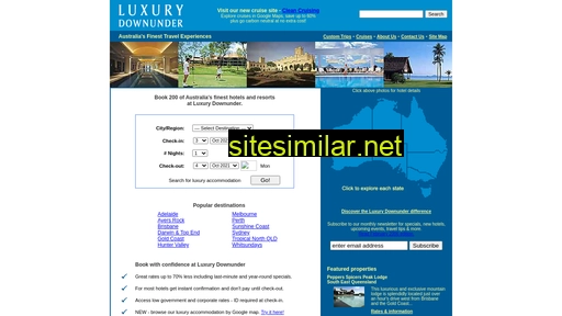 luxurydownunder.com.au alternative sites