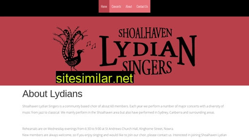 lydiansingers.org.au alternative sites