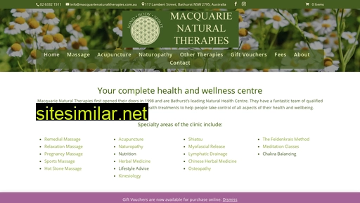 macquarienaturaltherapies.com.au alternative sites