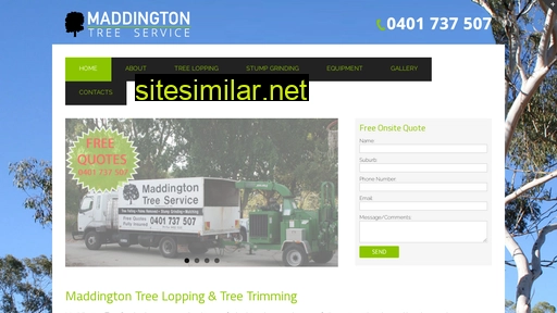 Maddingtontreeservice similar sites