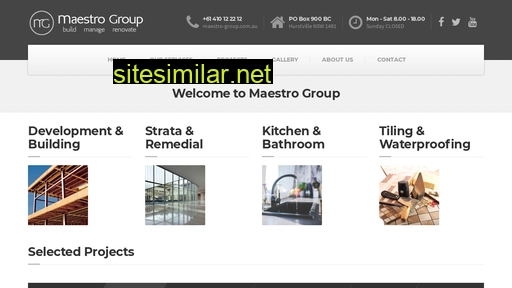Maestro-group similar sites