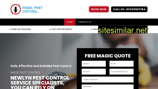 magicpestcontrolnewlyn.com.au alternative sites