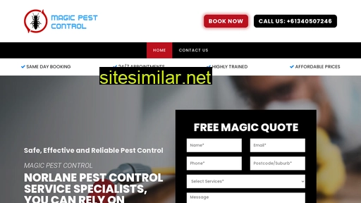 magicpestcontrolnorlane.com.au alternative sites