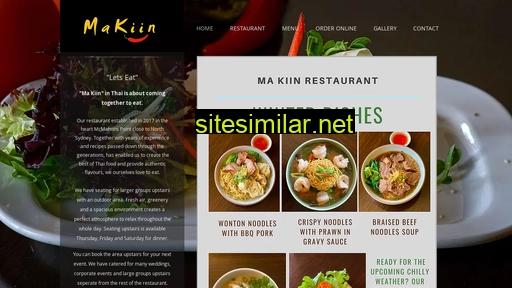 makiinrestaurant.com.au alternative sites