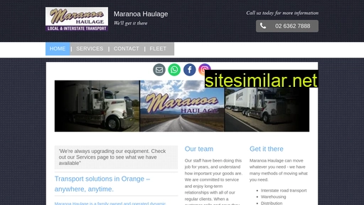maranoahaulage.com.au alternative sites