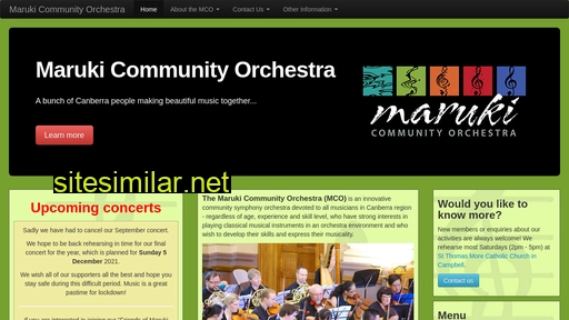 marukicommunityorchestra.org.au alternative sites