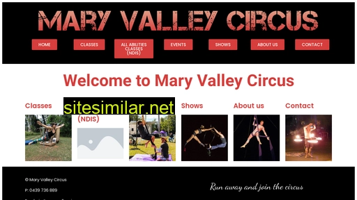 maryvalleycircus.com.au alternative sites