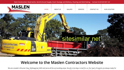maslencontractors.com.au alternative sites