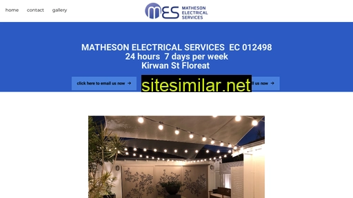 mathesonelectricalservices.com.au alternative sites